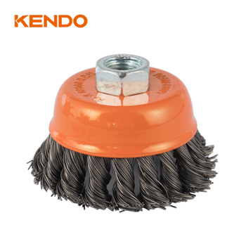 Чашечная щетка, узловатая проволока