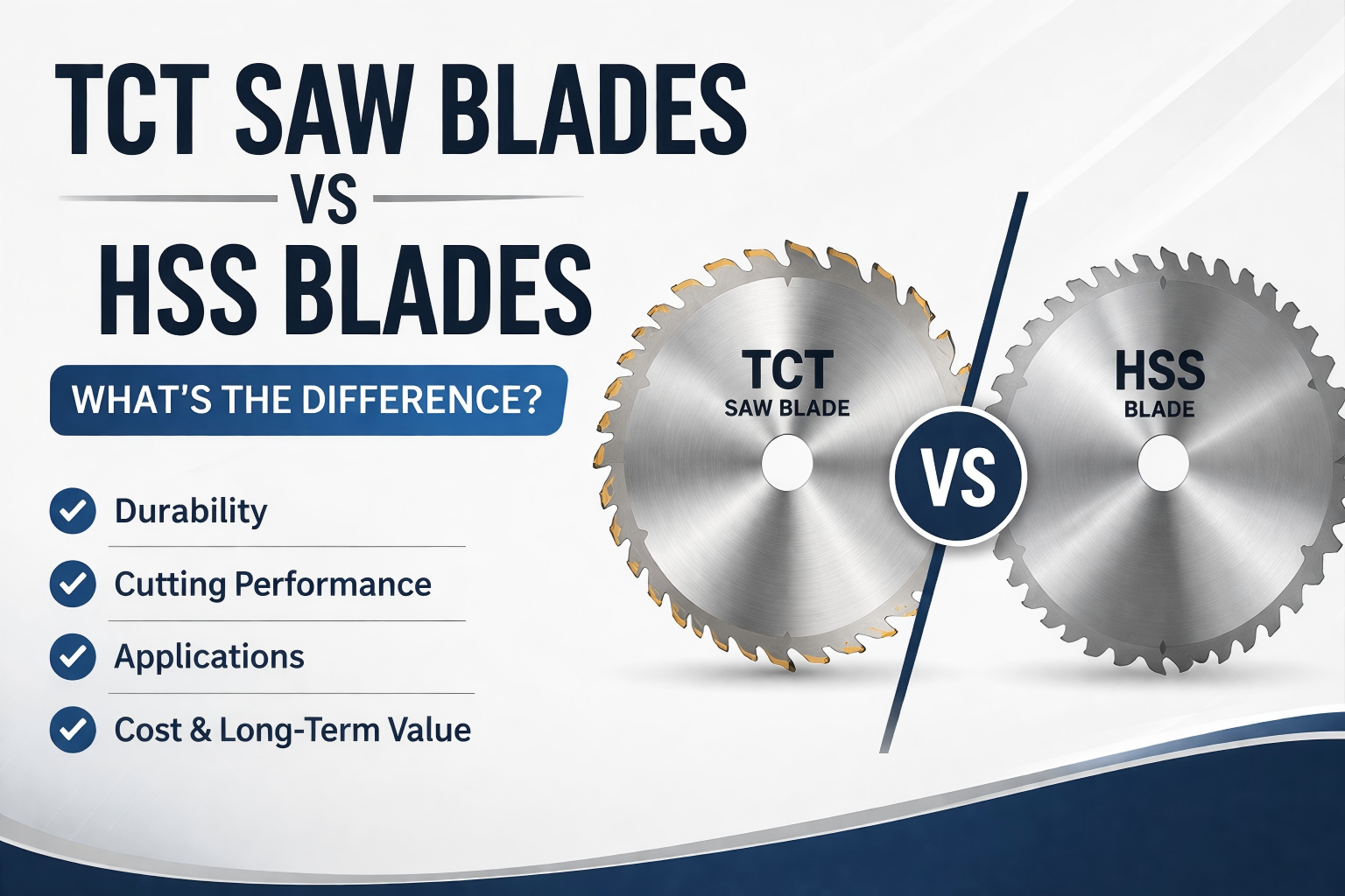 Пильные полотна TCT и полотна HSS: в чем разница?