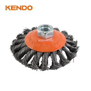 Коническая щетка, завязанная проволока