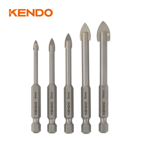 Набор сверл по стеклу, 5 шт., шестигранник. Быстросменный хвостовик